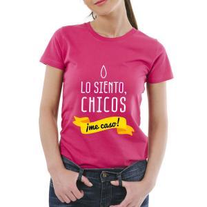 Camiseta despedida de solteras ¡Me caso!