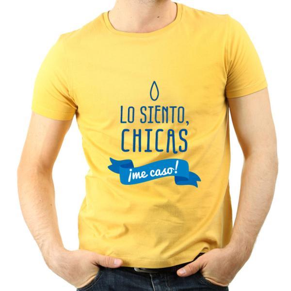 Camiseta despedida de solteros ¡Me caso!