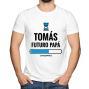 Regalos personalizados: Camisetas personalizadas: Camiseta futuro pap&aacute; personalizada