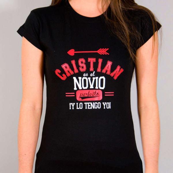 Camiseta Novio Perfecto personalizada