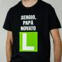Regalos personalizados: Camisetas personalizadas: Camiseta pap&aacute; novato personalizada