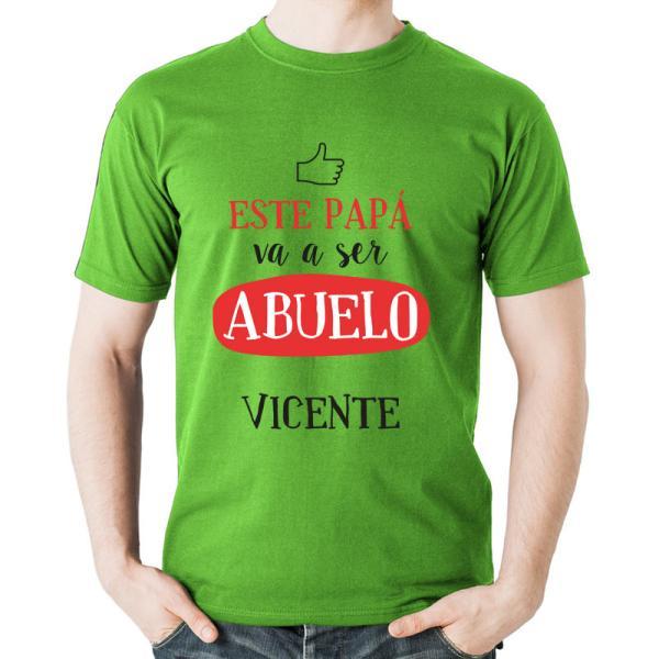 Camiseta para anunciar embarazo al abuelo
