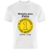 Camisetas personalizadas: Camiseta medalla al mejor padre personalizada