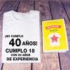 Camisetas personalizadas: Camiseta para hombre personalizada 'Cumpleaños'