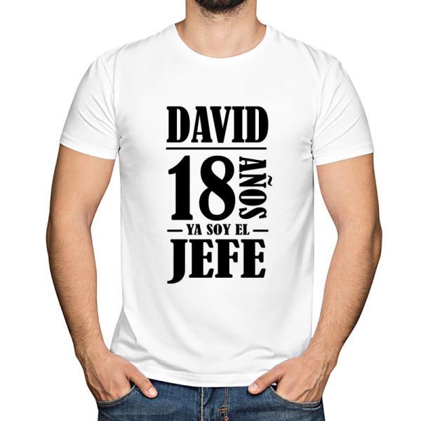 Camiseta personalizada 18 años