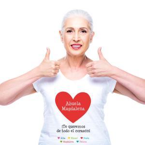 Camiseta personalizada abuela Te queremos