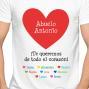 Regalos personalizados: Camisetas personalizadas: Camiseta personalizada abuelo Te queremos