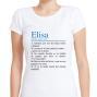 Regalos personalizados: Camisetas personalizadas: Camiseta personalizada 'Definici&oacute;n de tu nombre'