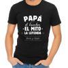 Camisetas personalizadas: Camiseta personalizada  'Papá, el mito, la leyenda'