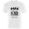 Camisetas personalizadas: Camiseta personalizada  'Papá, el mito, la leyenda'