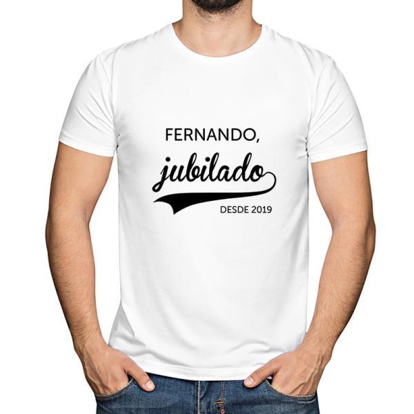 Camiseta personalizada para jubilado