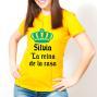 Regalos personalizados: Camisetas personalizadas: Camiseta reina de la casa personalizada