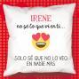 Regalos personalizados: Dise&ntilde;o y decoraci&oacute;n: Coj&iacute;n emoticono enamorado personalizado