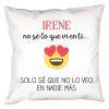 Diseño y decoración: Cojín emoticono enamorado personalizado