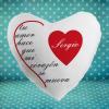 Diseño y decoración: Cojín personalizado corazón