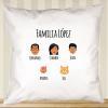 Diseño y decoración: Cojín familia avatares