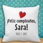 Regalos personalizados: Dise&ntilde;o y decoraci&oacute;n: Coj&iacute;n feliz cumplea&ntilde;os mujer