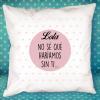 Diseño y decoración: Cojín para mamá personalizado