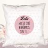 Diseño y decoración: Cojín para mamá personalizado