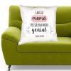 Diseño y decoración: Cojín para una mamá genial personalizado