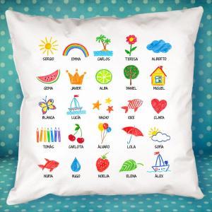 Cojín personalizado con vuestros dibujos