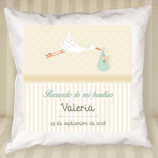 Cojín personalizado especial bautizo