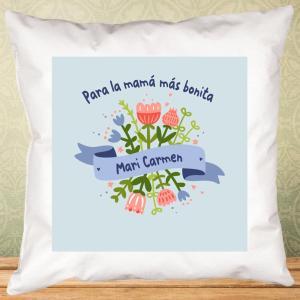 Cojín personalizado floral