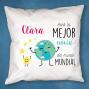 Regalos personalizados: Dise&ntilde;o y decoraci&oacute;n: Coj&iacute;n personalizado la mejor del mundo