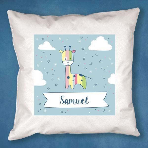 Cojín personalizado mi pequeña jirafa