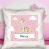 Diseño y decoración: Cojín personalizado mi pequeña jirafa