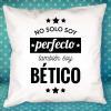Diseño y decoración: Cojín personalizado 'No solo soy perfecto'