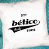 Diseño y decoración: Cojín personalizado para futbolero