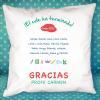 Diseño y decoración: Cojín personalizado para profe