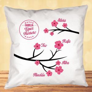 Cojín personalizado primavera