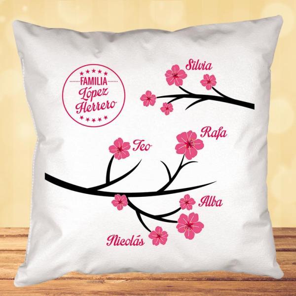 Cojín personalizado primavera