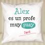 Regalos personalizados: Dise&ntilde;o y decoraci&oacute;n: Coj&iacute;n personalizado profe guay
