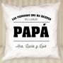 Regalos personalizados: Dise&ntilde;o y decoraci&oacute;n: Coj&iacute;n personalizado 'Te queremos pap&aacute;'