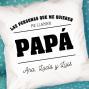 Regalos personalizados: Dise&ntilde;o y decoraci&oacute;n: Coj&iacute;n personalizado 'Te queremos pap&aacute;'