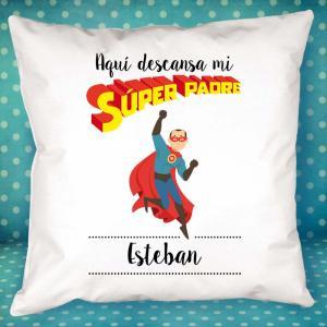 Cojín personalizado Súperpadre