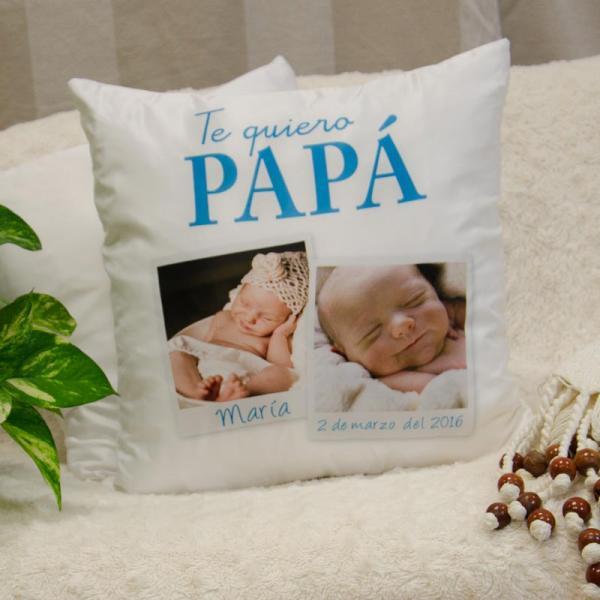 Cojín personalizado Te quiero papá