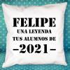 Diseño y decoración: Cojín personalizado 'Una leyenda' para profesores