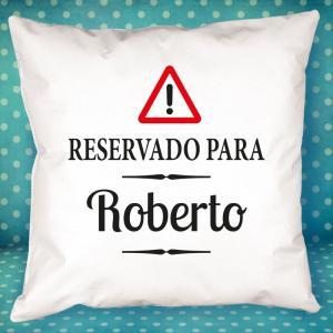 Cojín Reservado personalizado