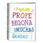 Regalos personalizados: Cuadernos: Cuaderno personalizado Mejor Profe