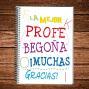Regalos personalizados: Cuadernos: Cuaderno personalizado Mejor Profe