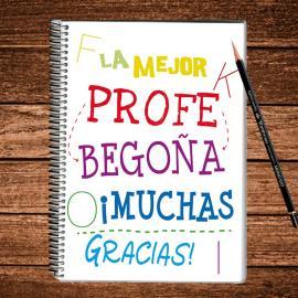 Cuaderno personalizado Mejor Profe