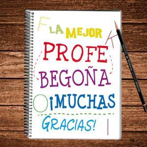 Cuaderno personalizado Mejor Profe