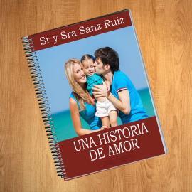 Cuaderno portada libro personalizado