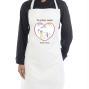 Regalos personalizados: Delantales personalizados: Delantal personalizado coraz&oacute;n con dibujo para mam&aacute;