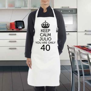 Delantal personalizado Keep Calm