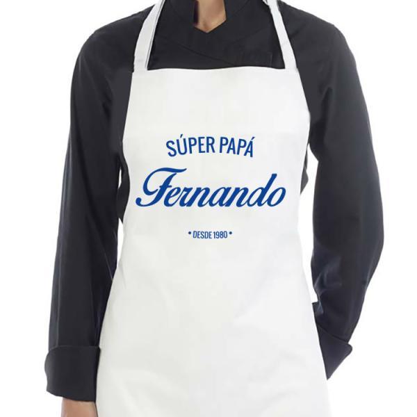 Delantal personalizado Súper papá